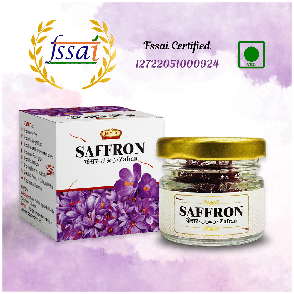 Jaived Ayurveda Saffron (Kesar | Zafran) | For Immunity, Skin Glow & Overall Wellness