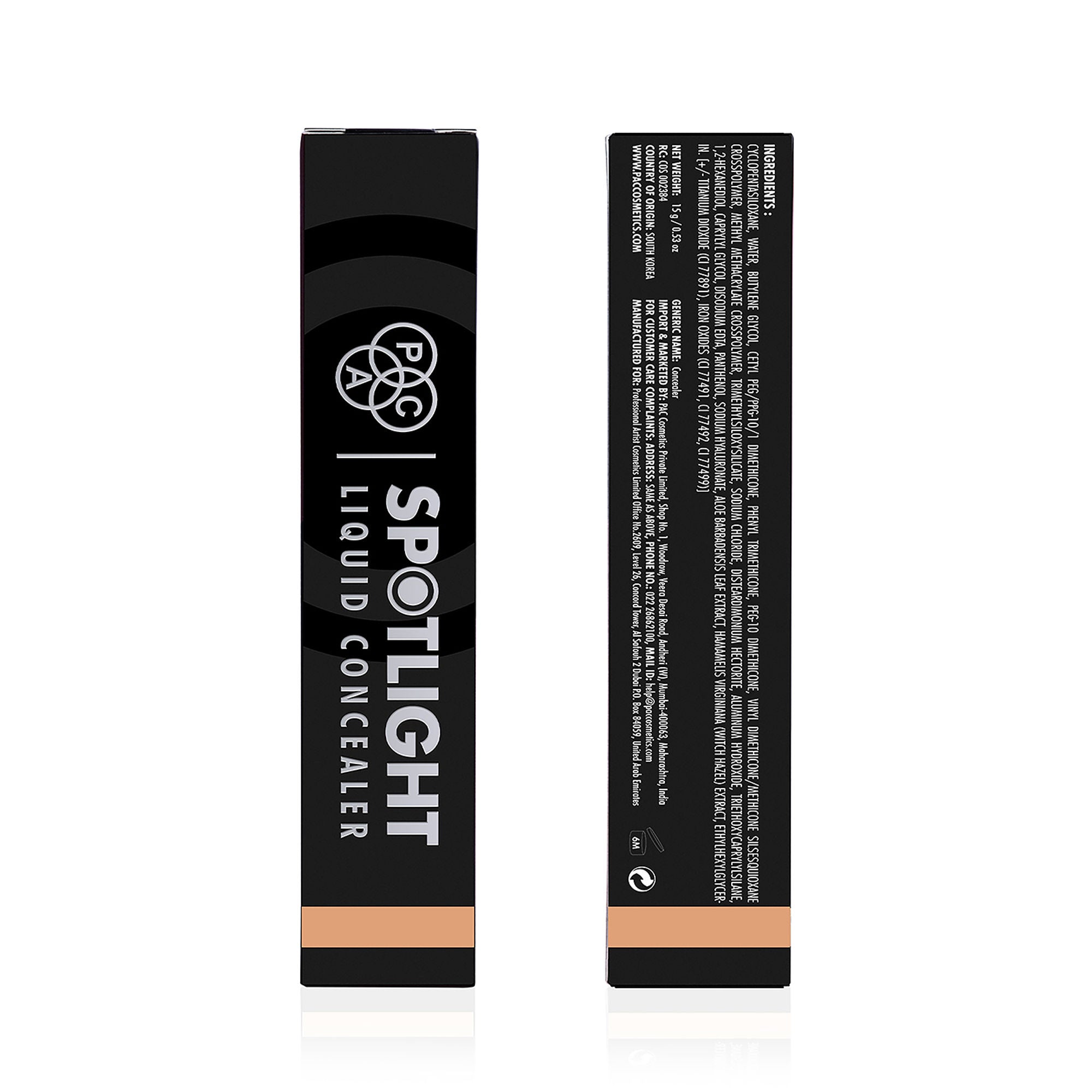 PAC Studio Spotlight Liquid Concealer - 08 Barely Nude - Distacart