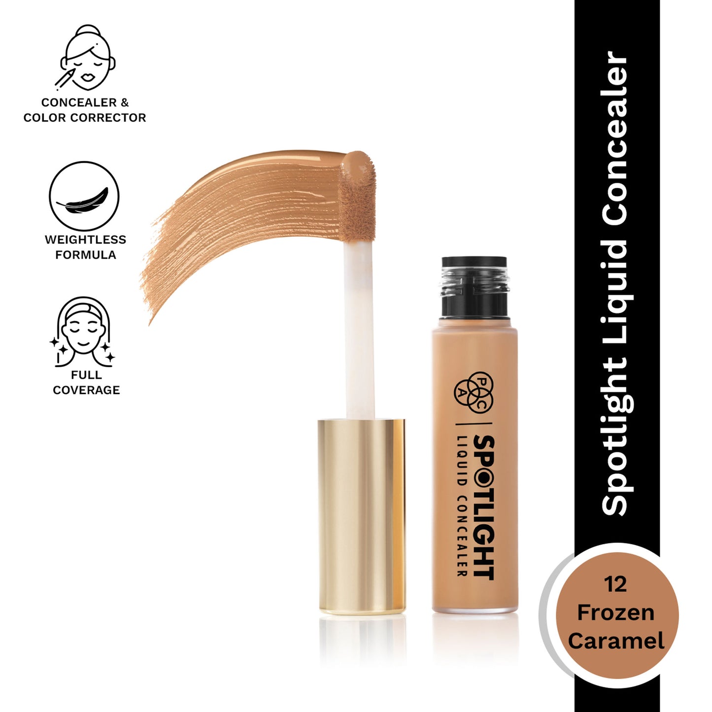 PAC Spotlight Liquid Concealer - 12 Frozen Caramel