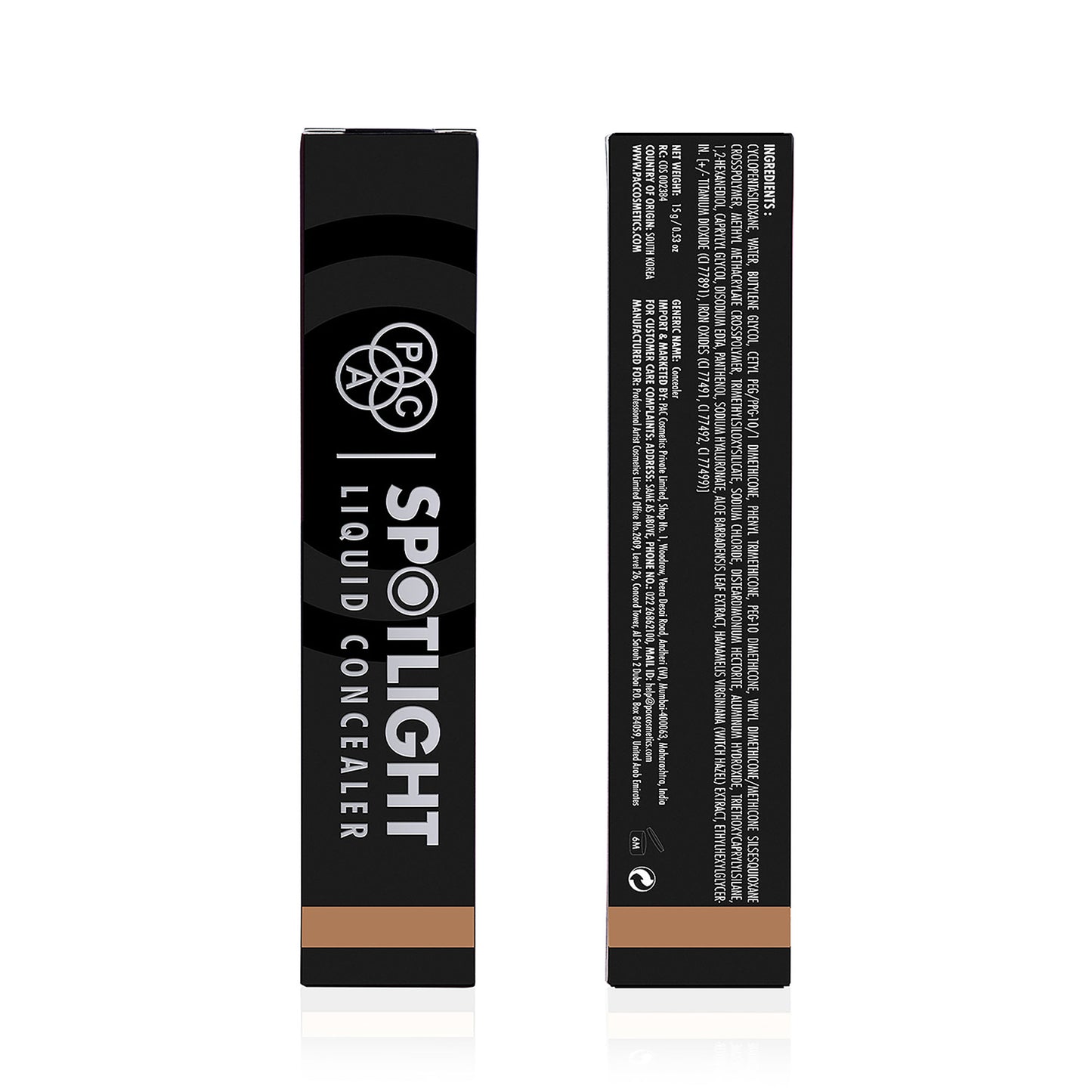 PAC Studio Spotlight Liquid Concealer - 12 Frozen Caramel - Distacart