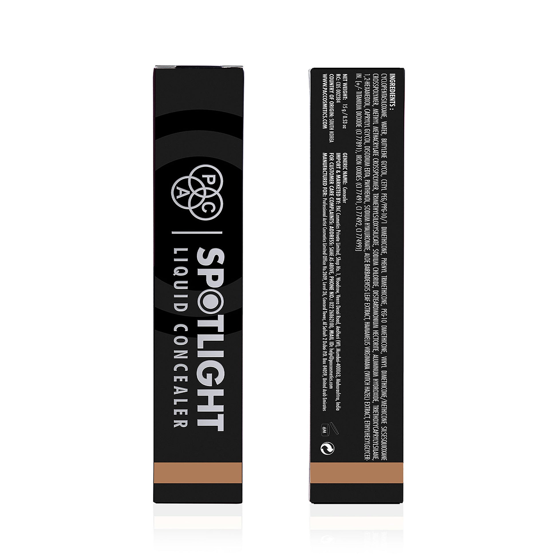 PAC Studio Spotlight Liquid Concealer - 12 Frozen Caramel - Distacart