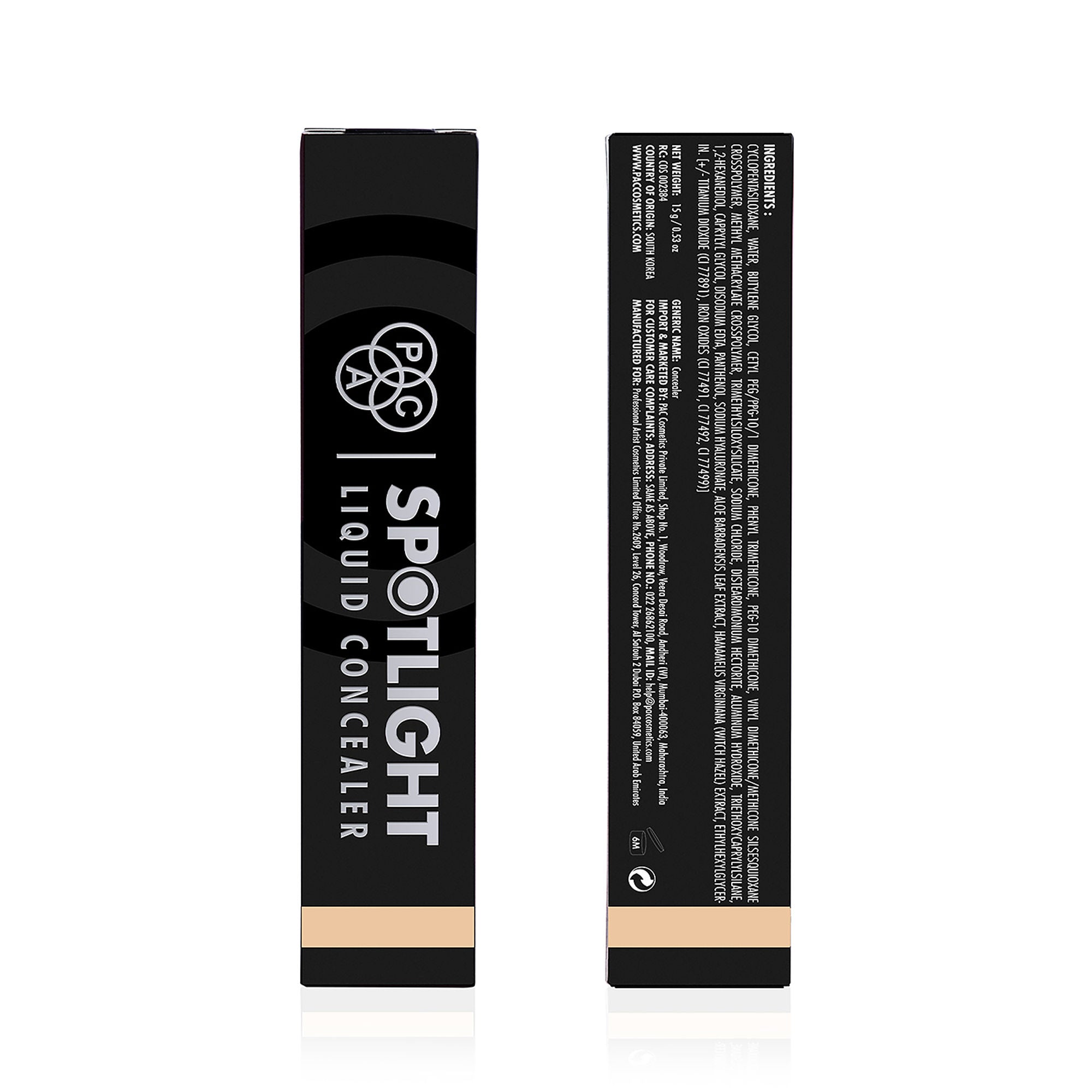 PAC Studio Spotlight Liquid Concealer - 0.5 Porcelain - Distacart