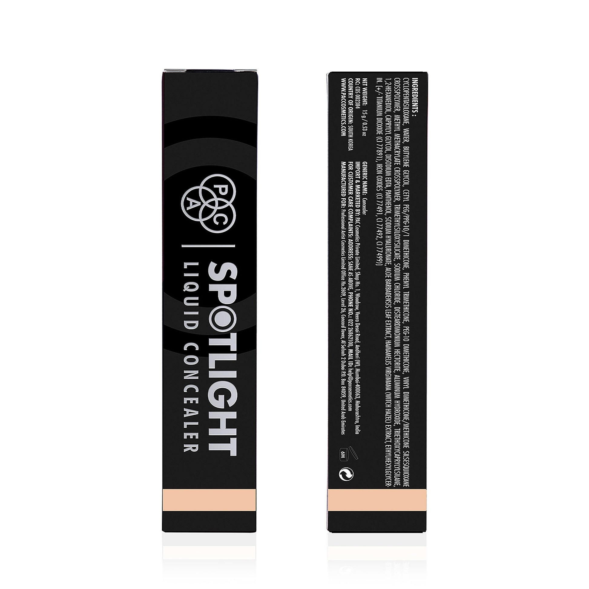PAC Studio Spotlight Liquid Concealer - 1.5 Spiced Buttermilk - Distacart