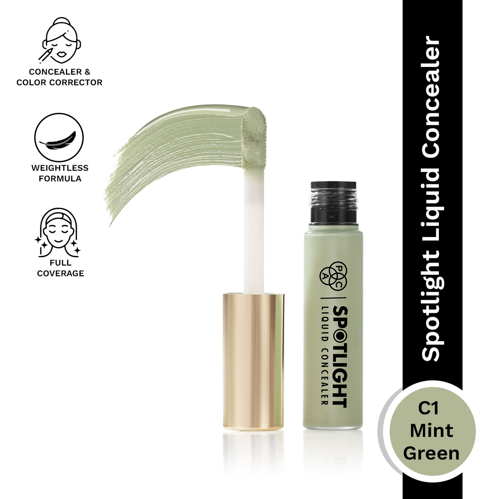 PAC Spotlight Liquid Concealer - Mint Green
