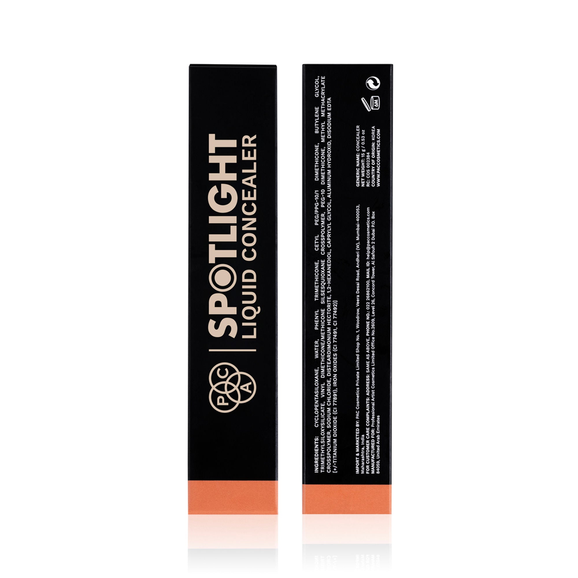 PAC Studio Spotlight Liquid Concealer - Orange Zest - Distacart