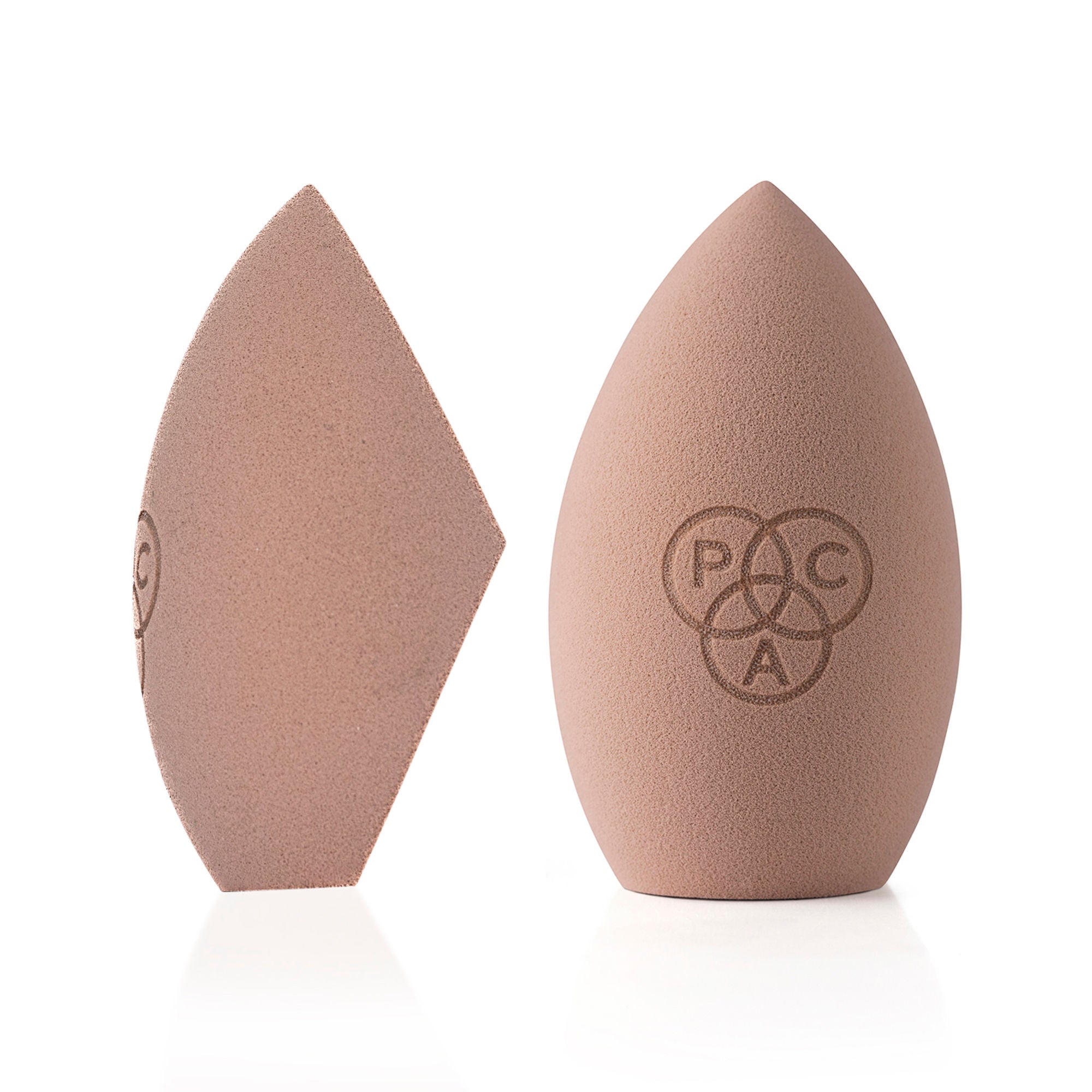 PAC Studio Triple Edge Pro Makeup Sponge - Ultra Soft Micro Fiber, Unique Shape Offers Seamless Coverage - Distacart