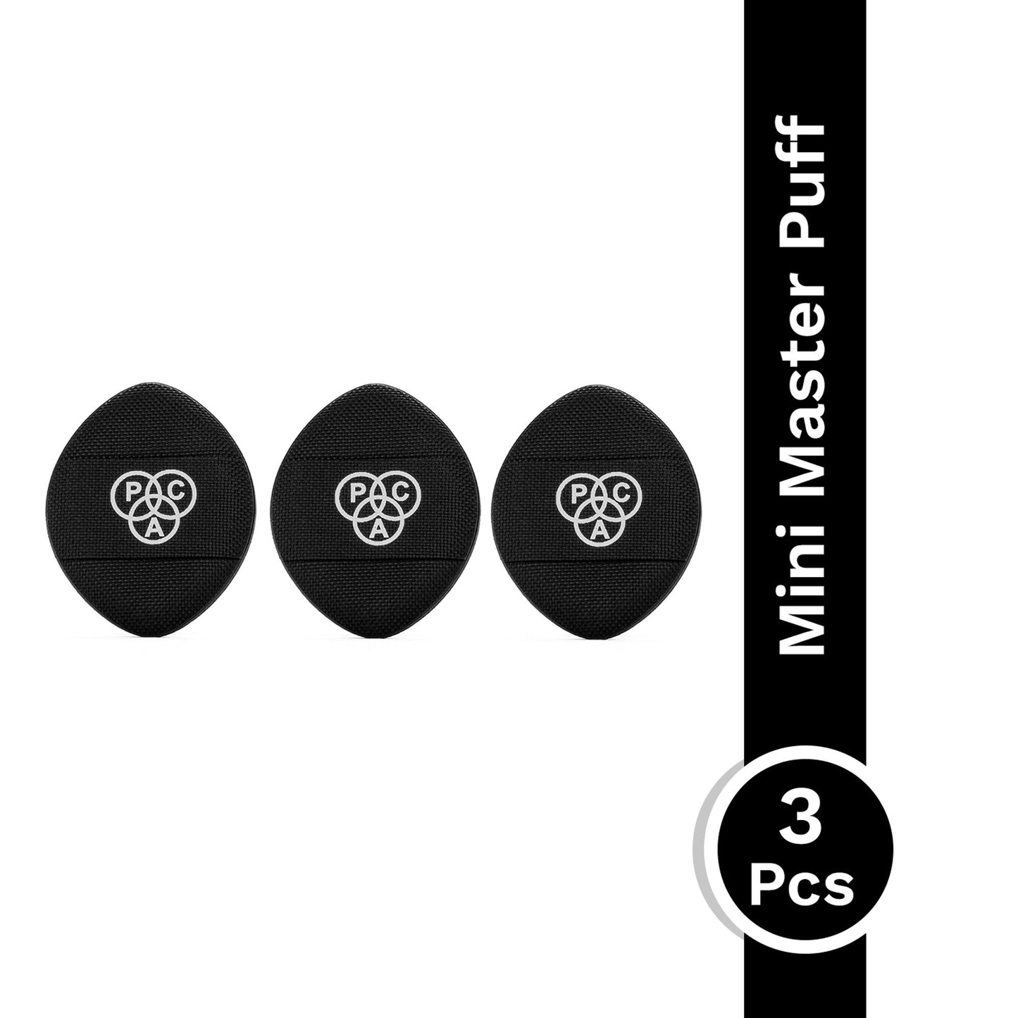 PAC Mini Master Puff (3 Pcs) - For Targeted Concealing, Finger Band Offers Controlled Application
