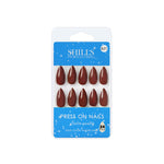 Thumbnail for shills professional reusable press on nails almond spn621