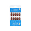shills professional reusable press on nails almond spn621