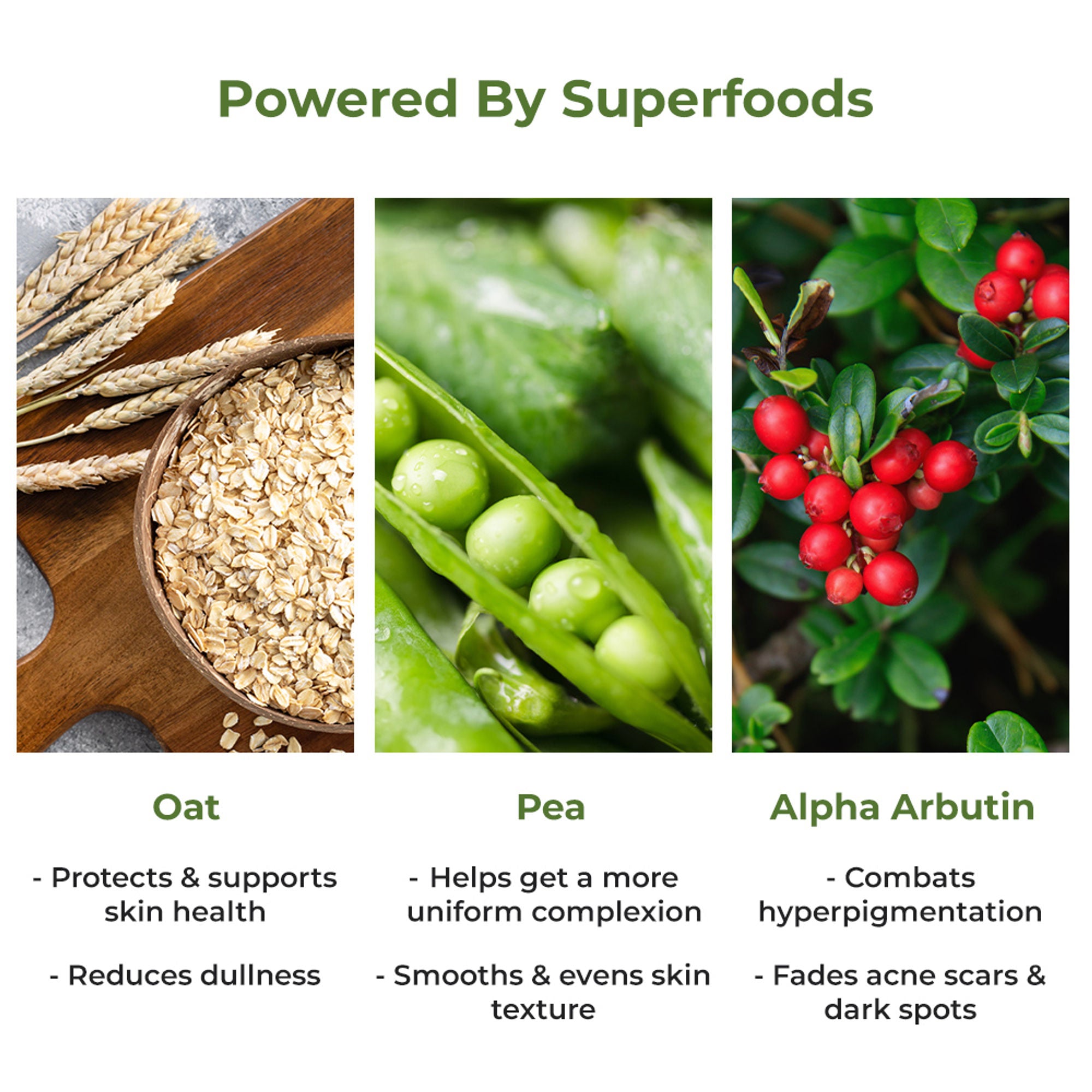 Naturali Pigmentation Corrector Moisturiser with Superfoods Oat, Pea & Alpha Arbutin