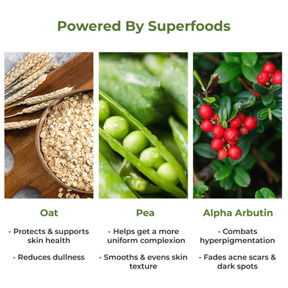 Naturali Pigmentation Corrector Moisturiser with Superfoods Oat, Pea & Alpha Arbutin - Distacart