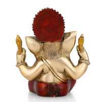 Thumbnail for Collectible India Brass Ganesh Ganesha Murti Idol - Distacart