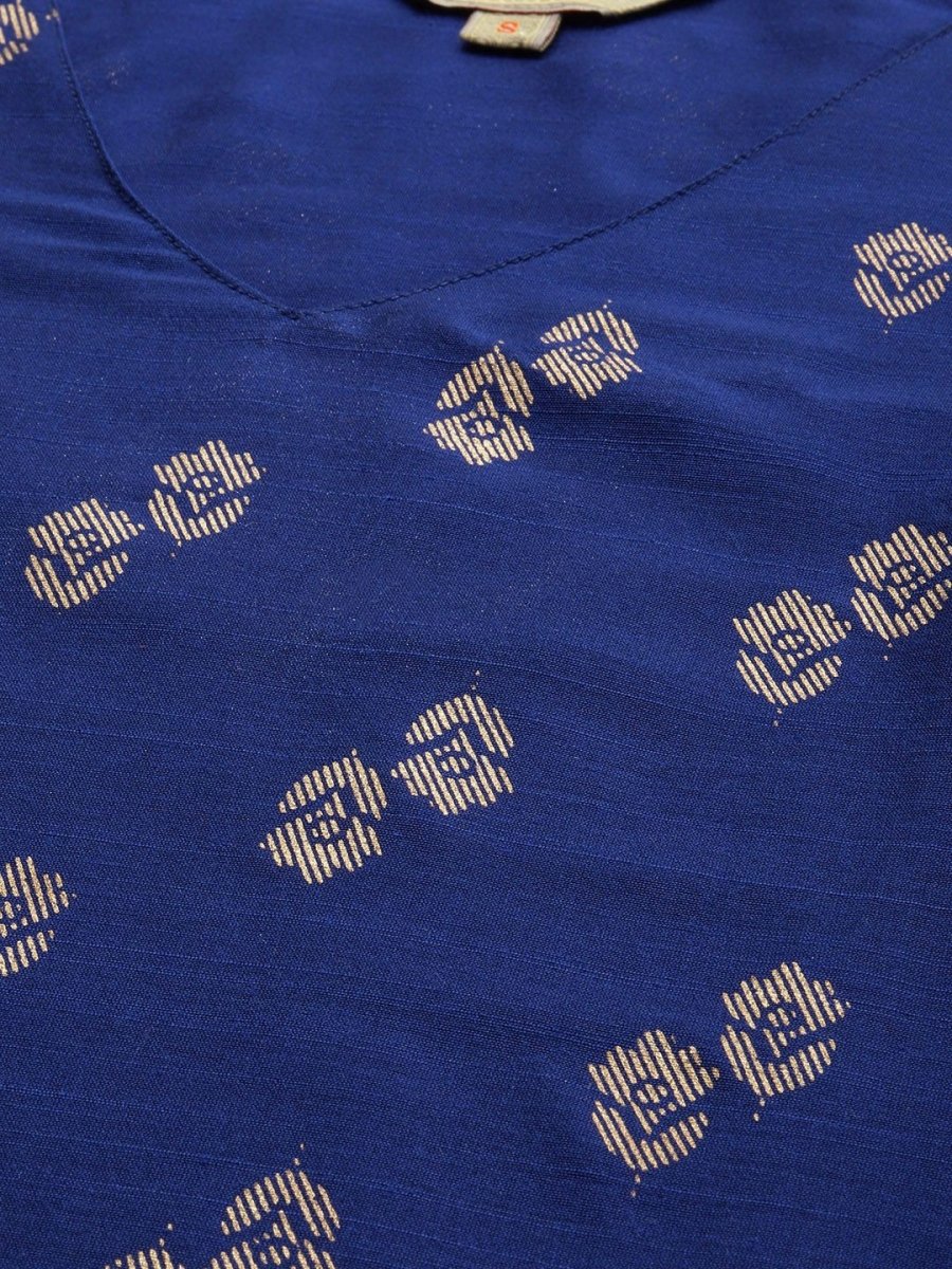 Anouk Women Floral Printed Regular Kurta With Trousers - Distacart