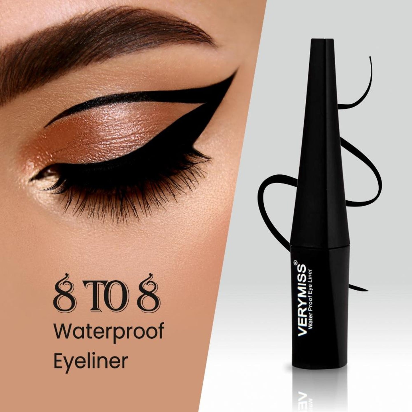 VERYMISS 8 To 8 Eyeliner - Black - Distacart