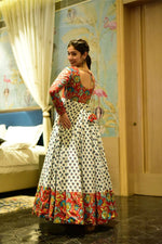 Thumbnail for Aastha Fashion Women's Multicolor Cotton Silk Digital Printed Anarkali Dress - Distacart