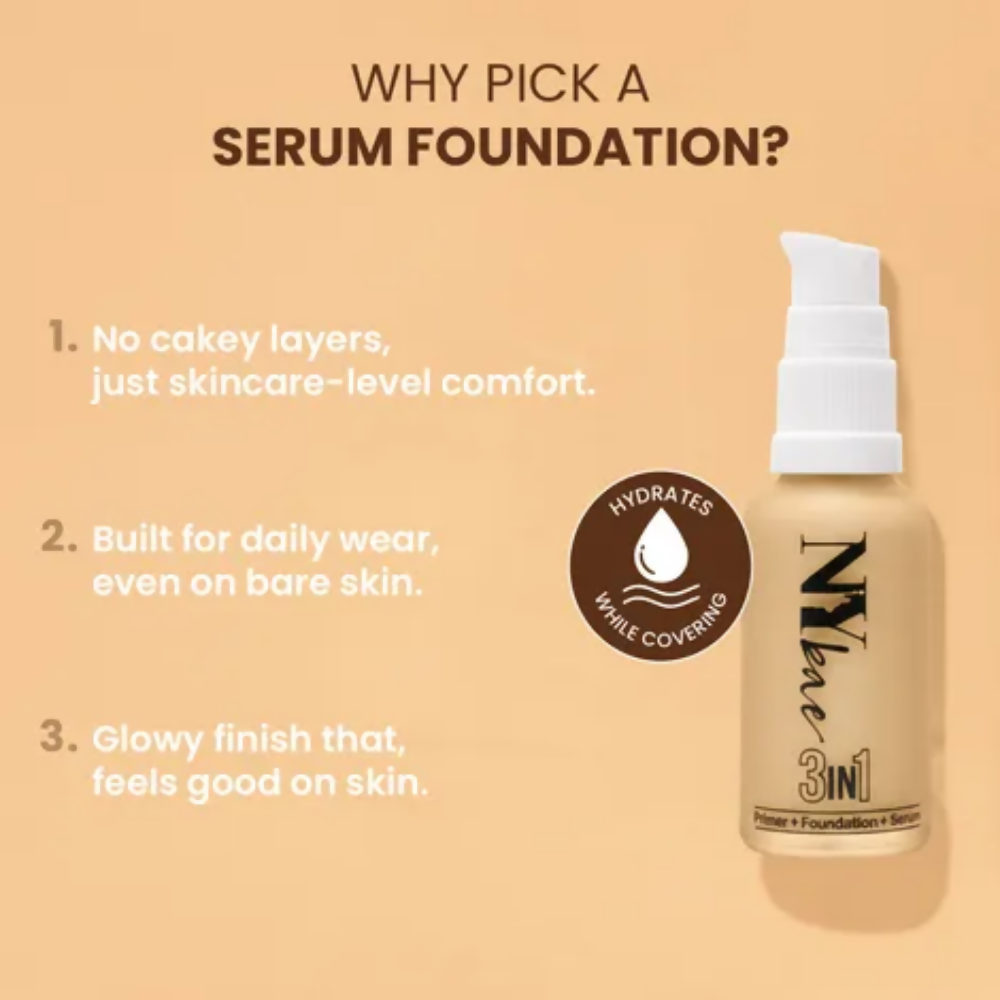 NY Bae 3 IN 1 Serum Foundation - Pure Beige 16 - Distacart