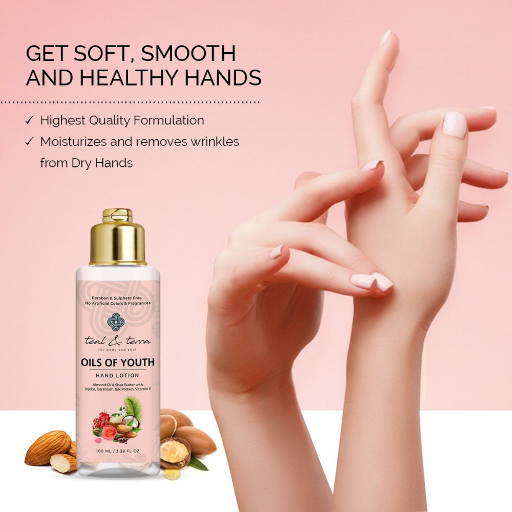 Teal & Terra Hand Lotion with Almond Oil & Shea Butter - Dista