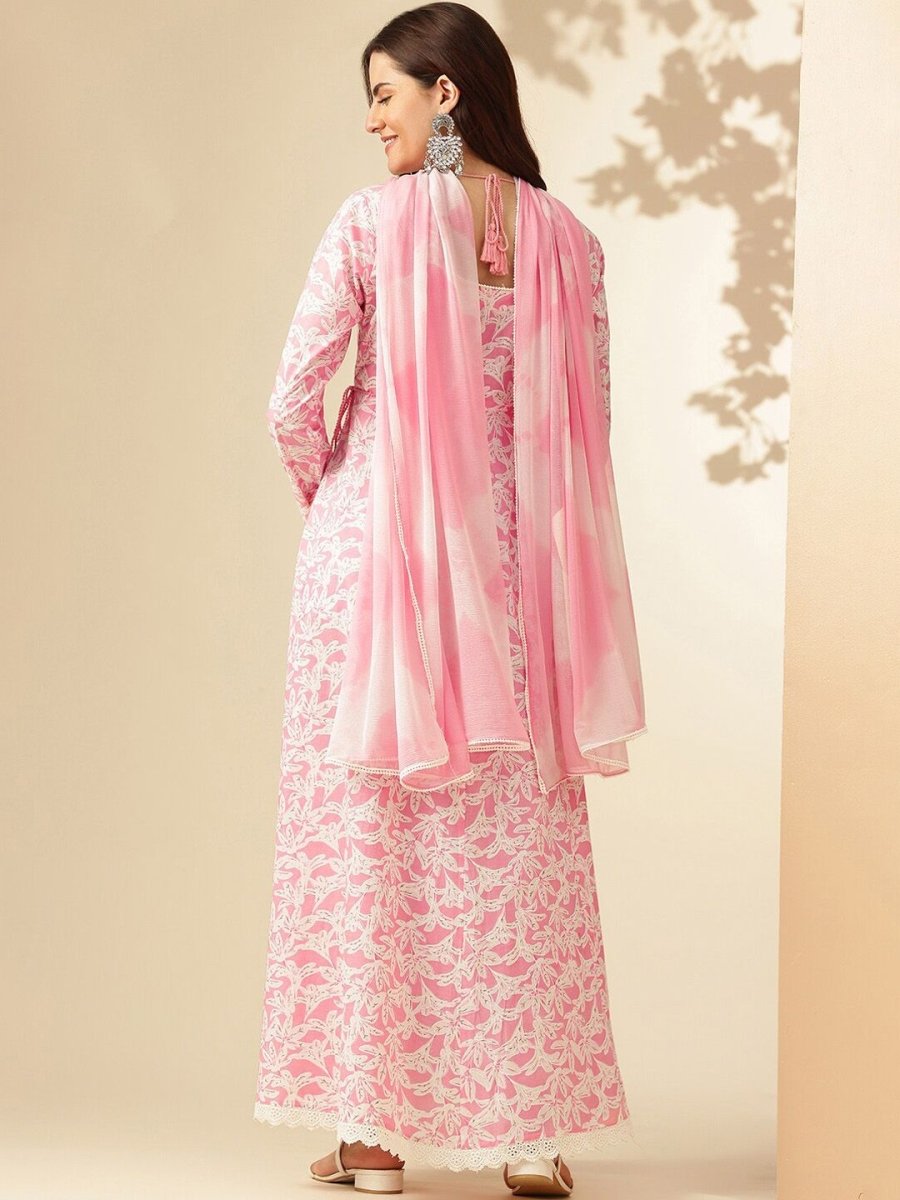 Anouk Women Floral Printed Floral Anarkali Kurta - Distacart