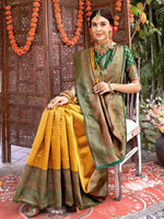 Thumbnail for Anouk Woven Design Zari Kanjeevaram Saree - Distacart