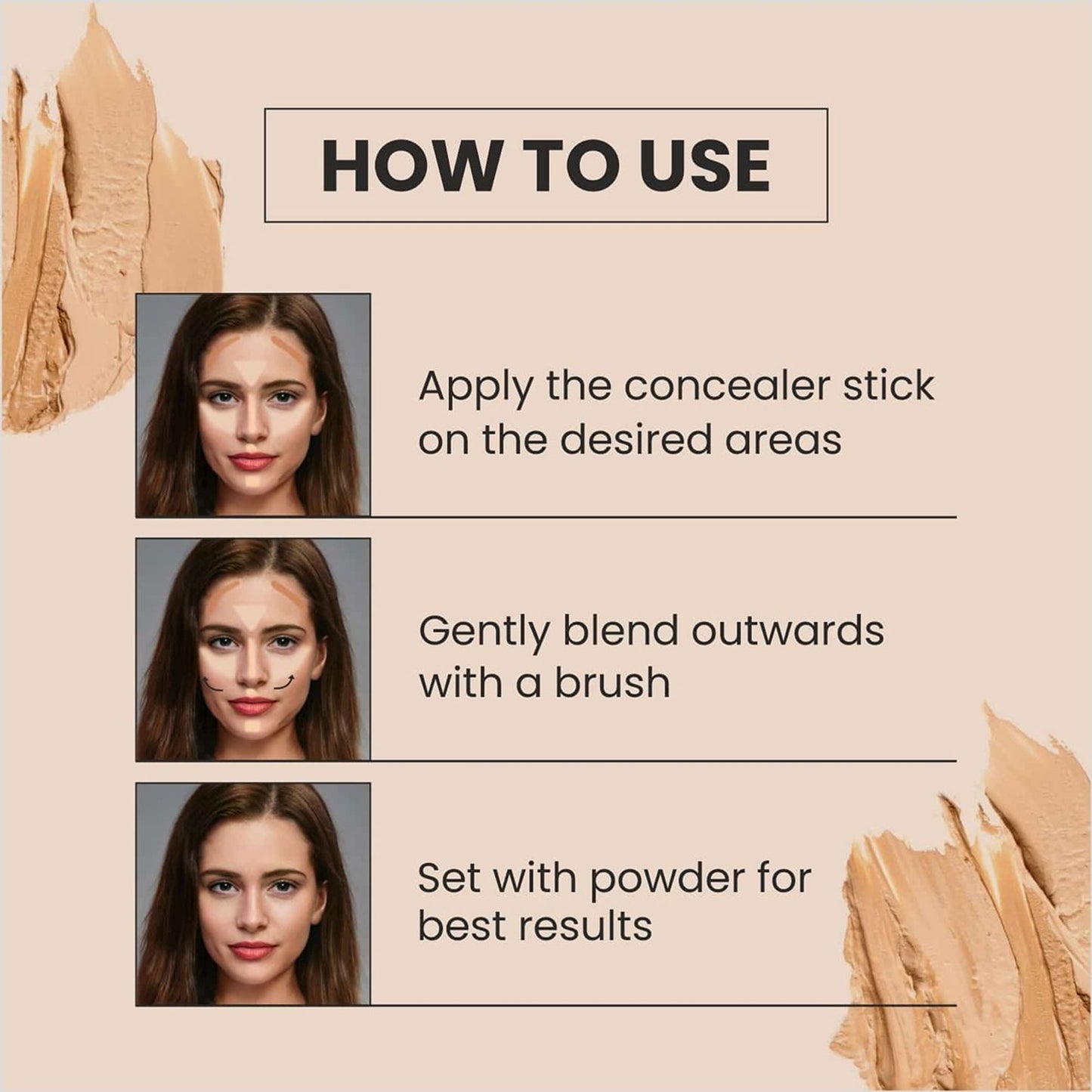 VERYMISS 3 In 1 Concealer - 01 Classic Ivory - Distacart