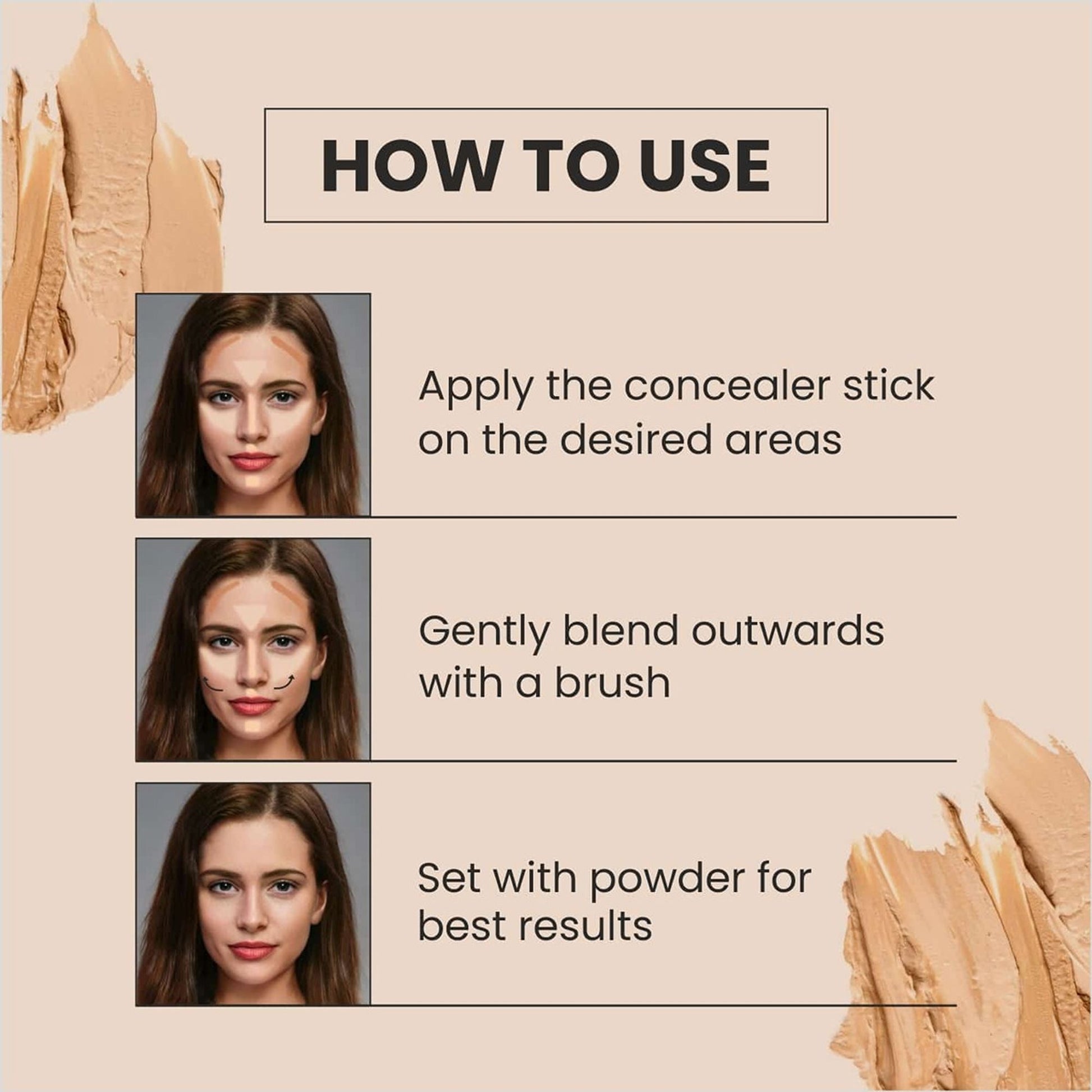 VERYMISS 3 In 1 Concealer - 01 Classic Ivory - Distacart