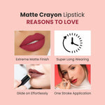 Thumbnail for VERYMISS Matte Lip Crayon Lipstick - 12 Syrup Brown - Distacart
