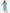 AURELIA Blue Ethnic Motifs Ethnic A-Line Midi Dress