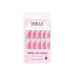Thumbnail for shills professional reusable press on nails french almond spn746