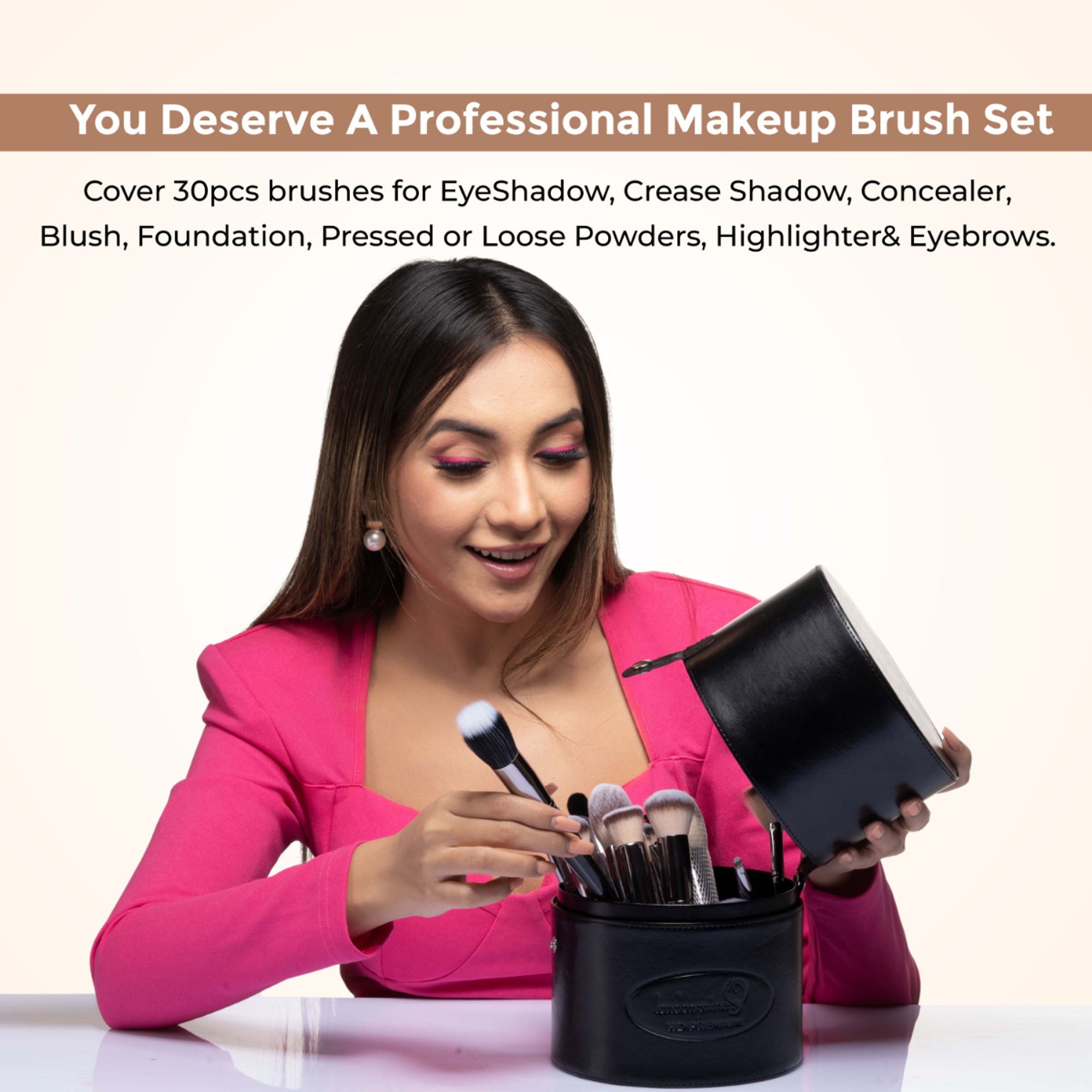 London Prime HD Professional Brush Set   30 Pcs