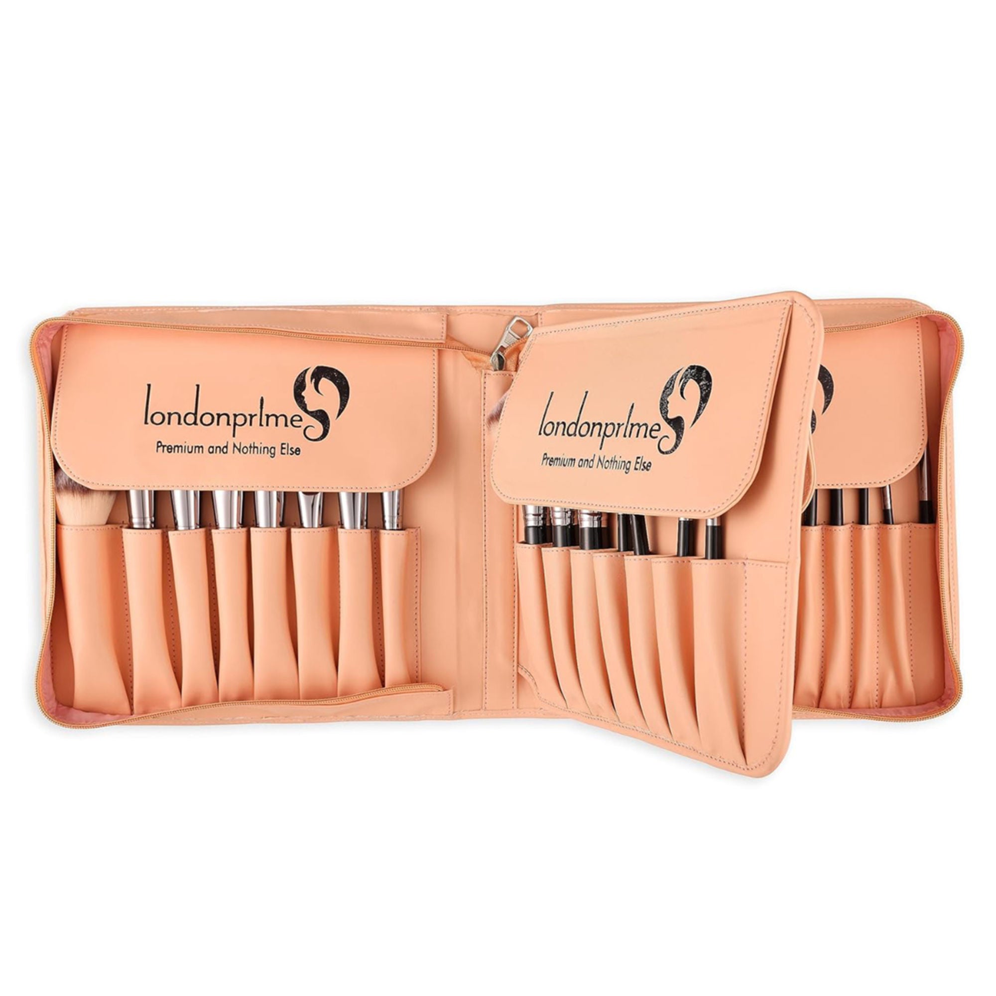 London Prime HD Signature Brush Set   38 Pcs, Peach