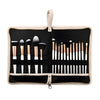 London Prime Glamstrokes Brush Set   17 Pcs, Rose Gold