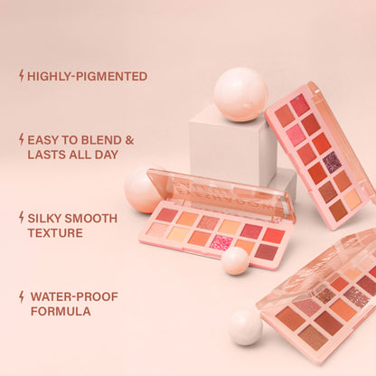 PINKFLASH Pro Touch Eyeshadow Palette - 01 Cranberry Cookies - Distacart