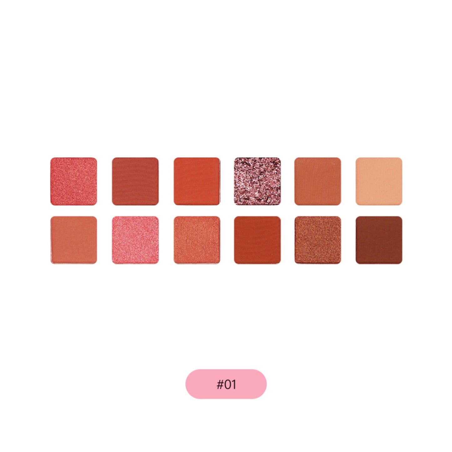 PINKFLASH Pro Touch Eyeshadow Palette - 01 Cranberry Cookies - Distacart