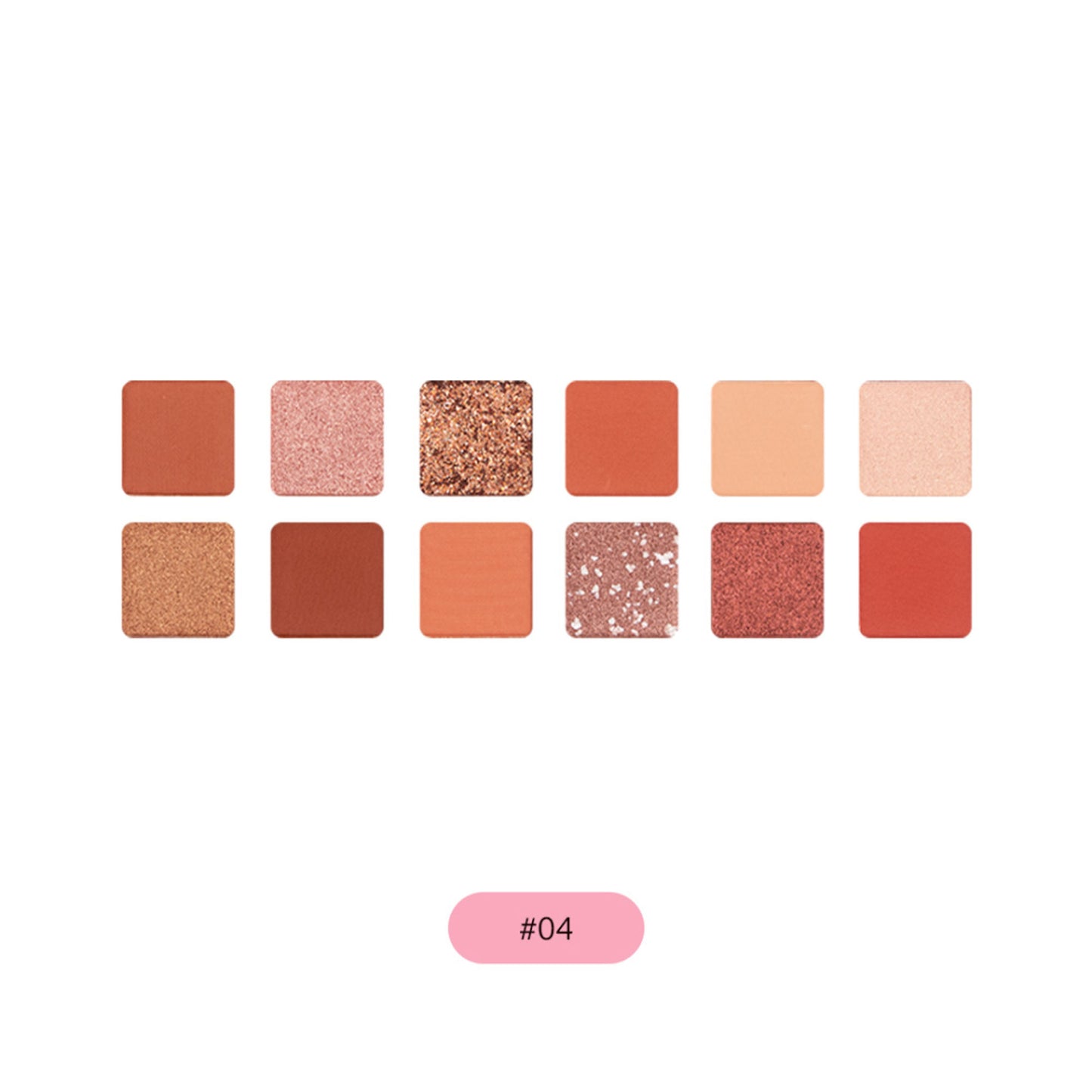 PINKFLASH Pro Touch Eyeshadow Palette - 04 Grapefruit Mousse - Distacart