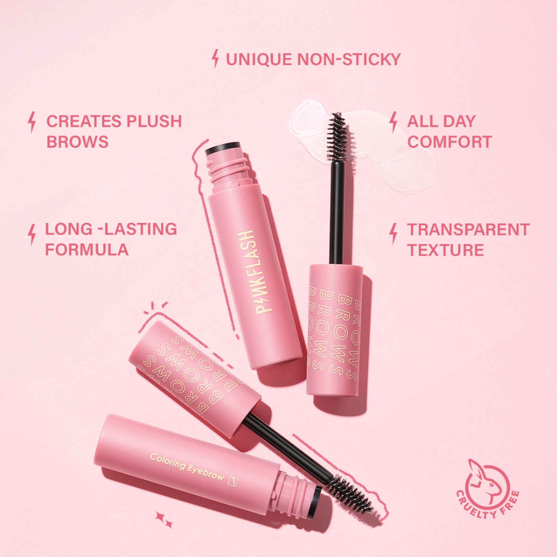 PINKFLASH Coloring Eyebrow Mascara - Distacart