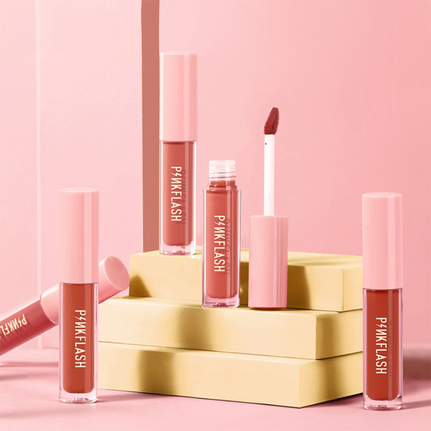 PINKFLASH Melting Matte Lip Cream - N04 Flamingos - Distacart