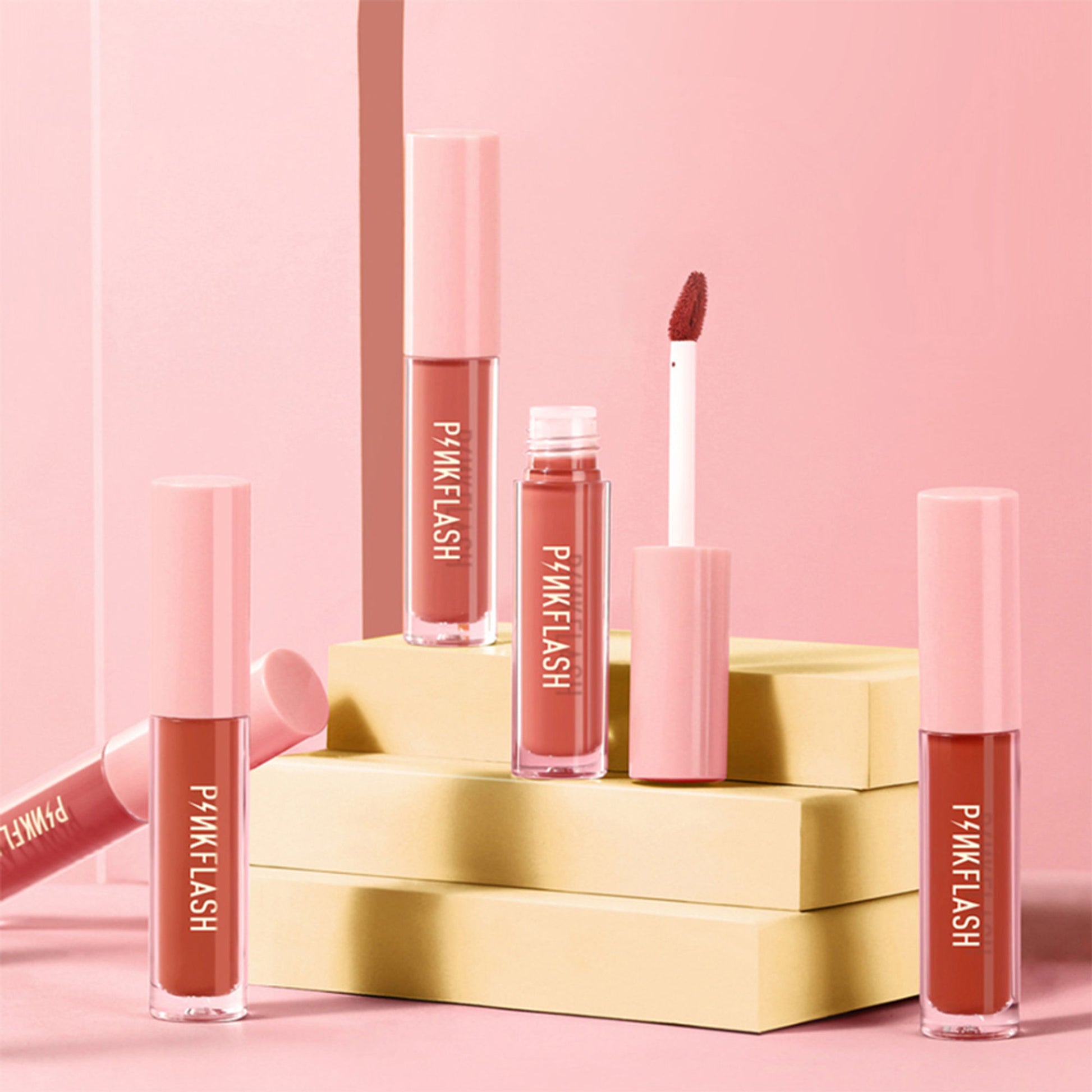 PINKFLASH Melting Matte Lip Cream - N04 Flamingos - Distacart