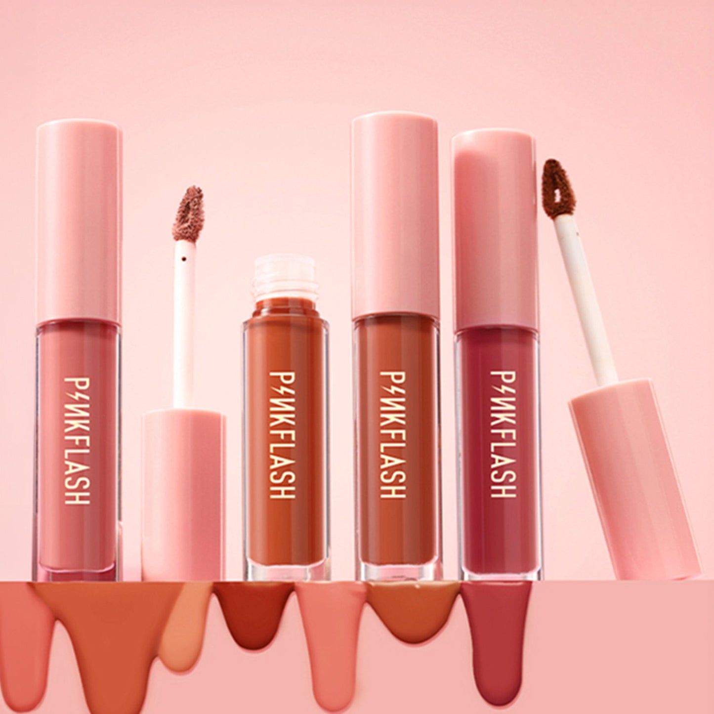 PINKFLASH Melting Matte Lip Cream - N04 Flamingos - Distacart