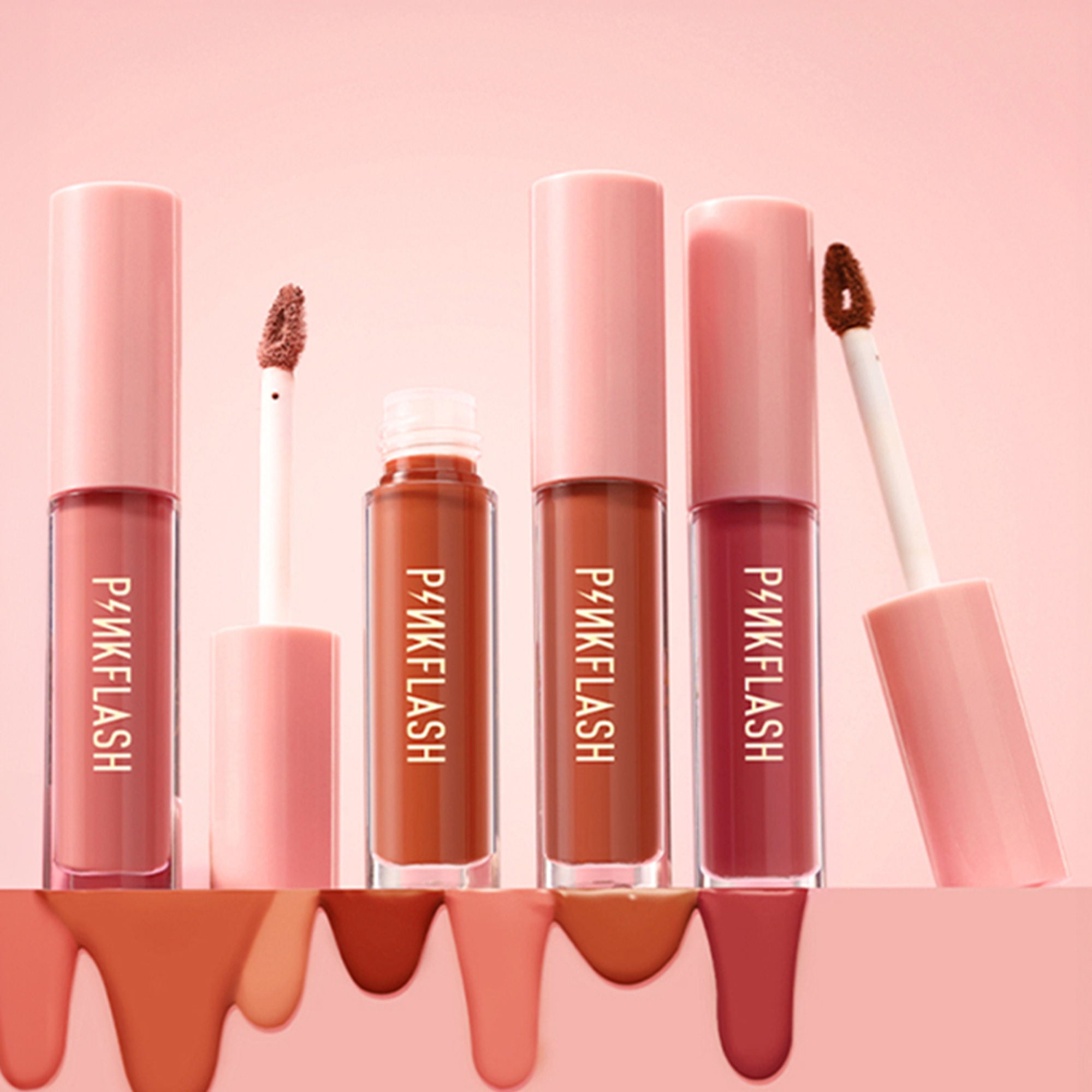 PINKFLASH Melting Matte Lip Cream - N05 Cookies - Distacart