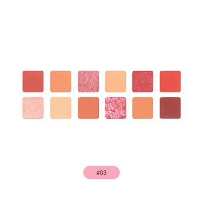 PINKFLASH Pro Touch Eyeshadow Palette - 03 Strawberry Doughnut - Distacart