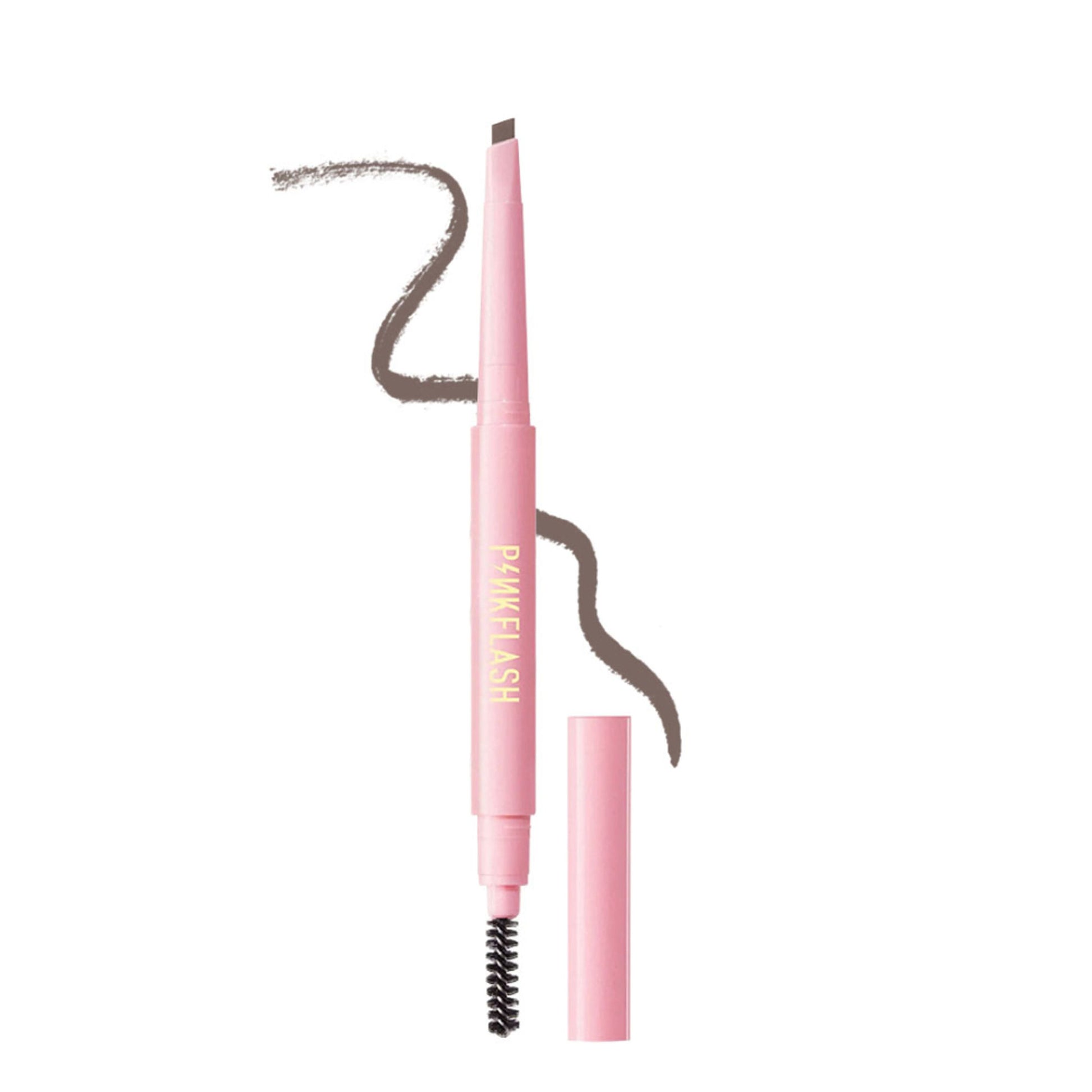 PINKFLASH Waterproof Auto Eyebrow Pencil - 03 Gray Brown - Distacart