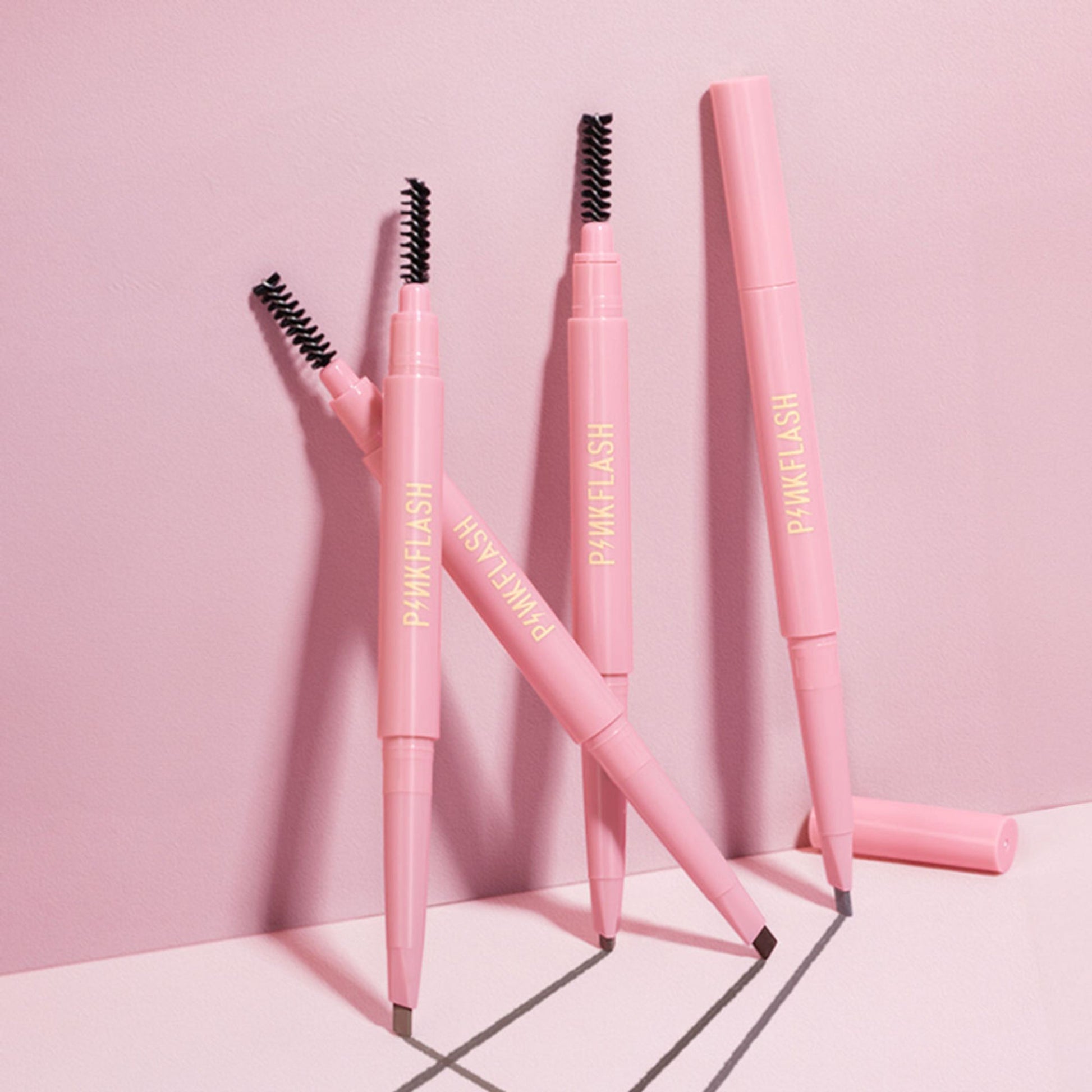 PINKFLASH Waterproof Auto Eyebrow Pencil - 03 Gray Brown - Distacart