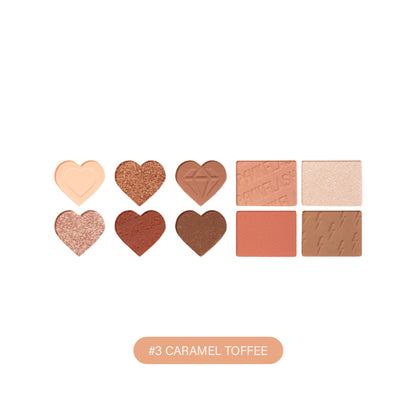 PINKFLASH Multi Face Palette - 3 Caramel Toffee - Distacart