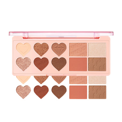 PINKFLASH Multi Face Palette - 3 Caramel Toffee - Distacart
