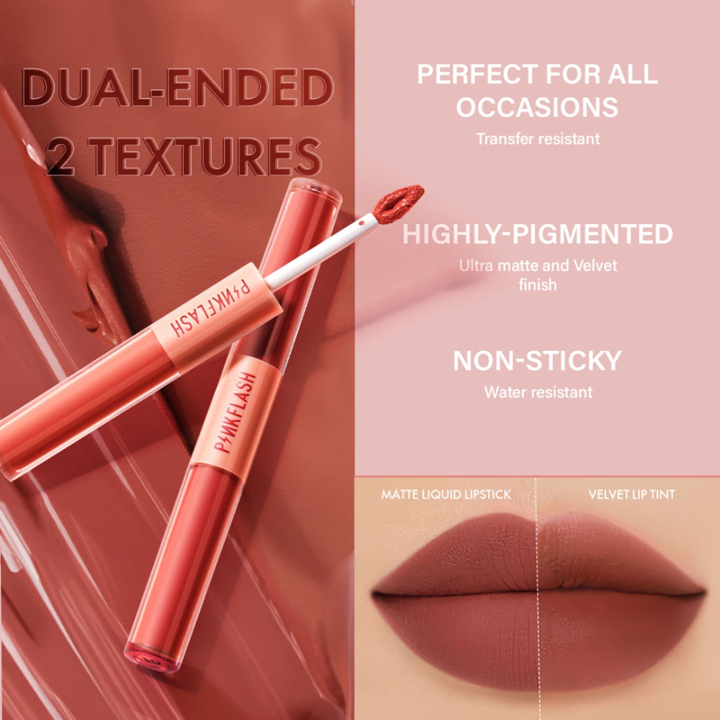 PINKFLASH Duo Lip Gloss - D01 - Distacart