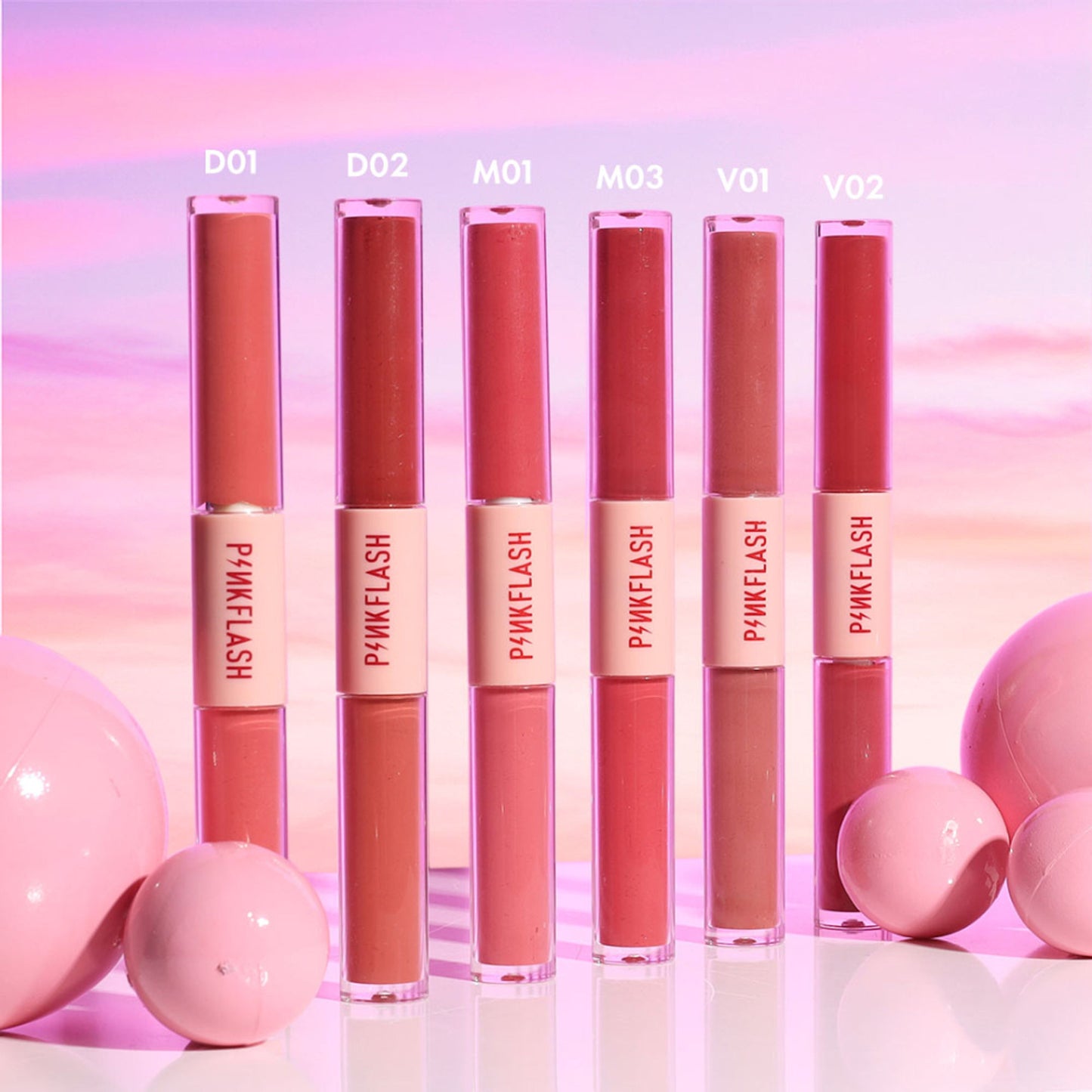 PINKFLASH Duo Lip Gloss - D01 - Distacart