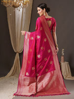 Thumbnail for Anouk Woven Design Zari Silk Blend Banarasi Saree - Distacart