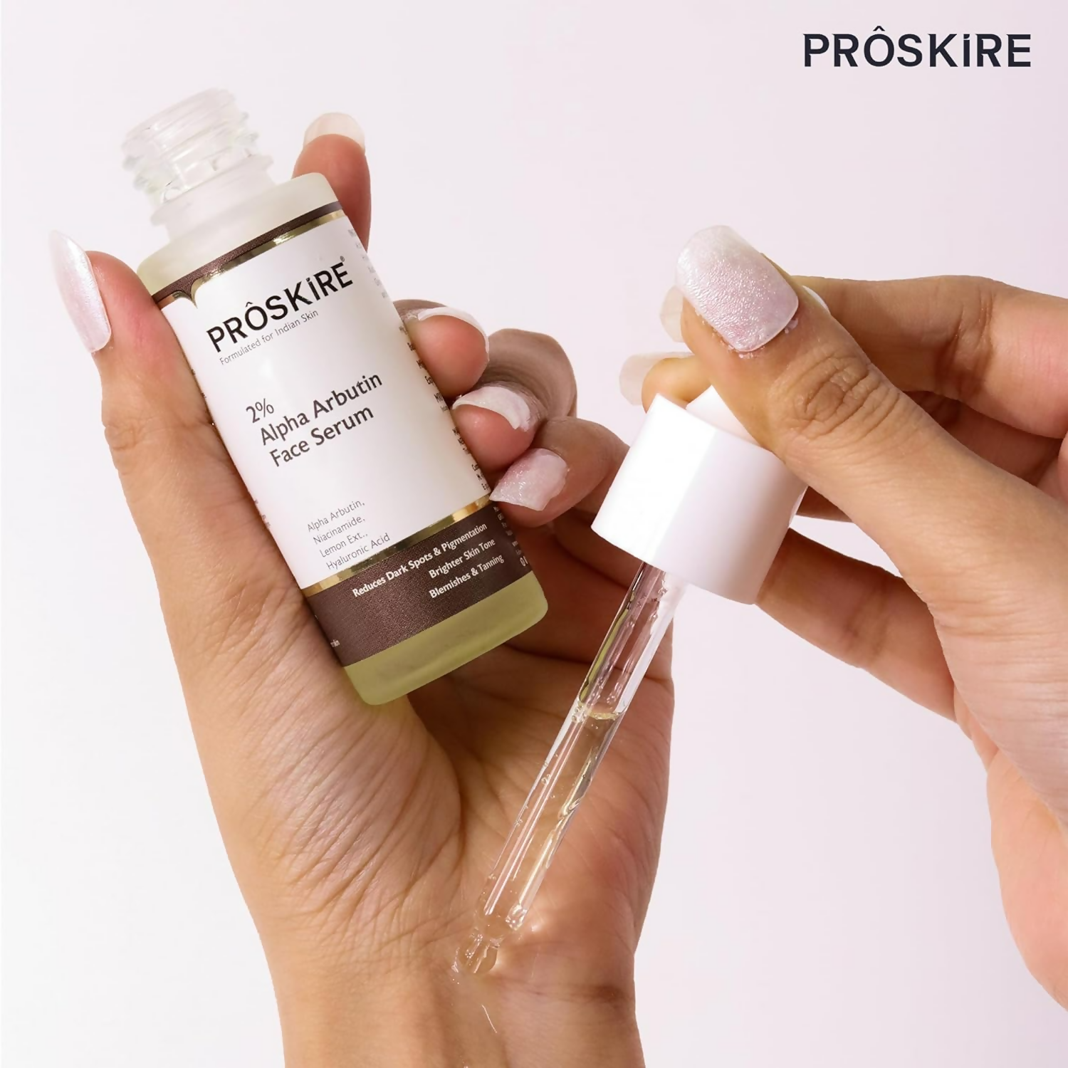 Proskire 2% Alpha Arbutin Skin Correcting Serum For Dark Spots Pigmentation & Tan Removal - Distacart