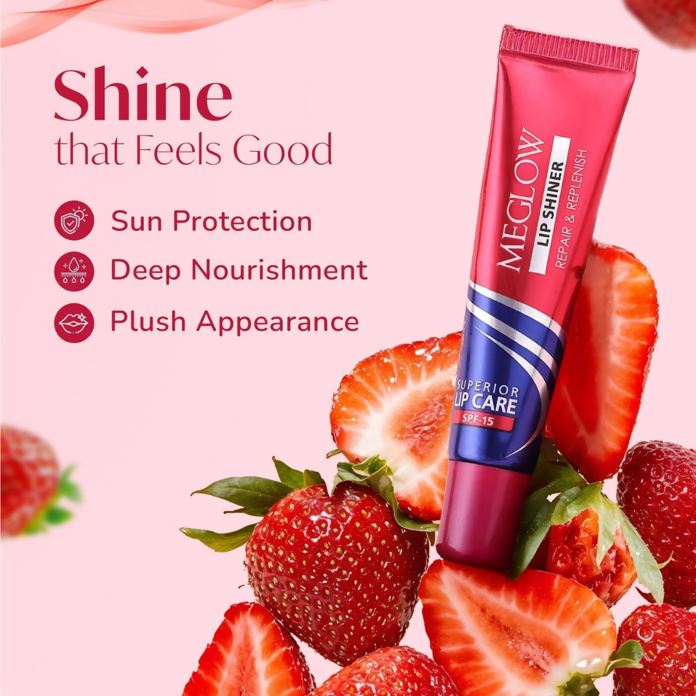 Meglow Lip Shiner with SPF 15 - Pink - Dista