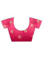 Thumbnail for Anouk Ethnic Motifs Woven Design Brasso Banarasi Saree - Distacart